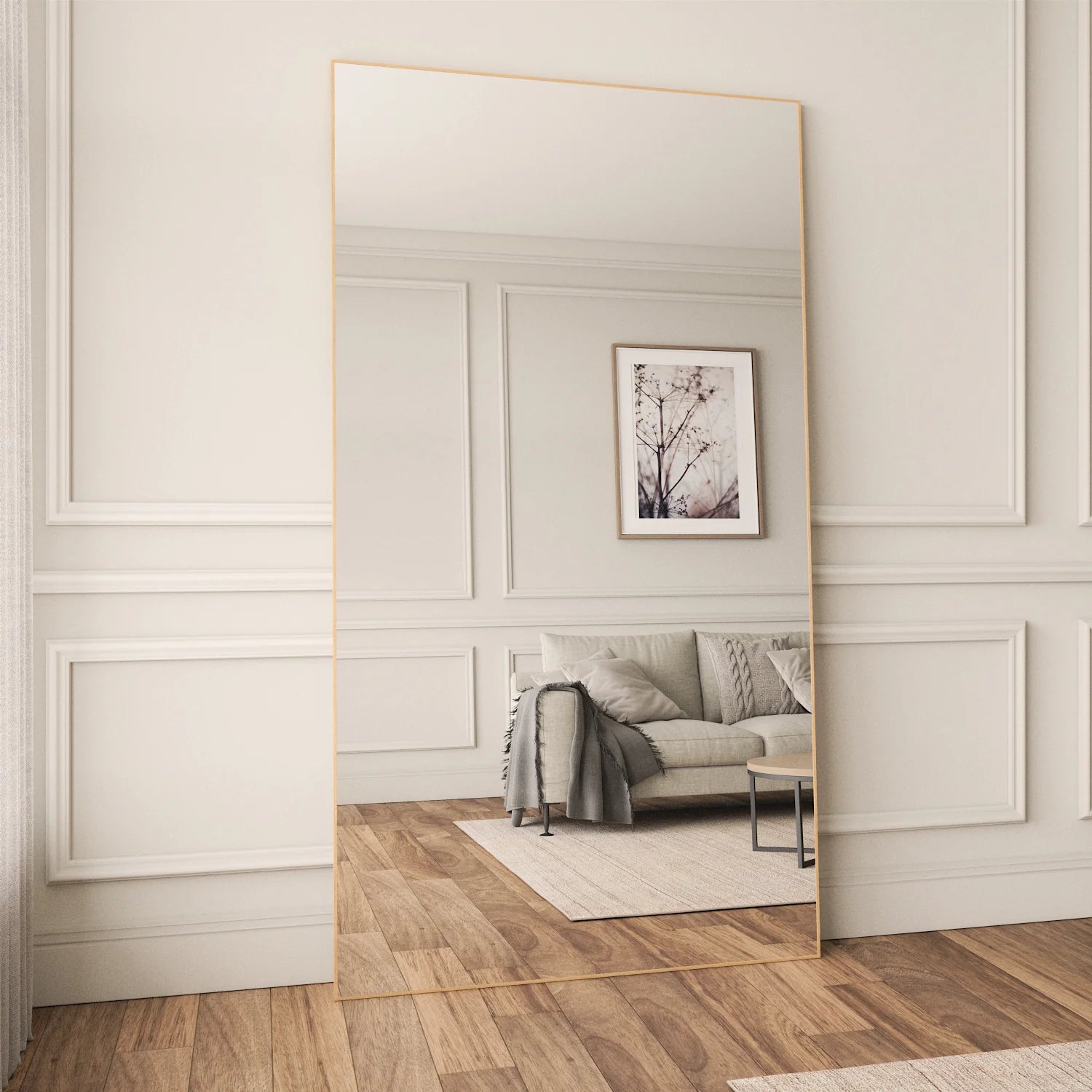 Wooden mirrors