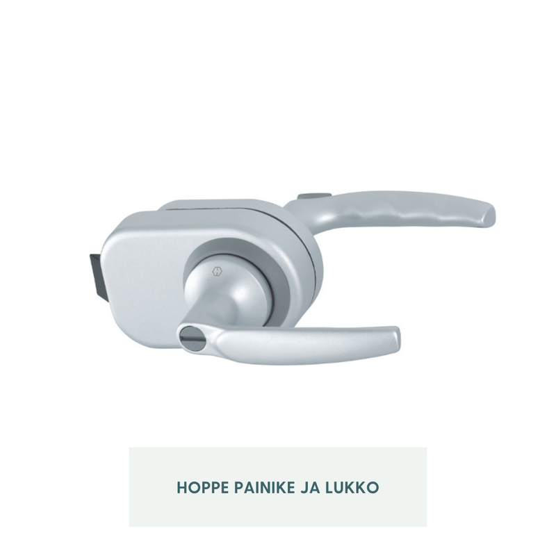Hoppe painike lukolla