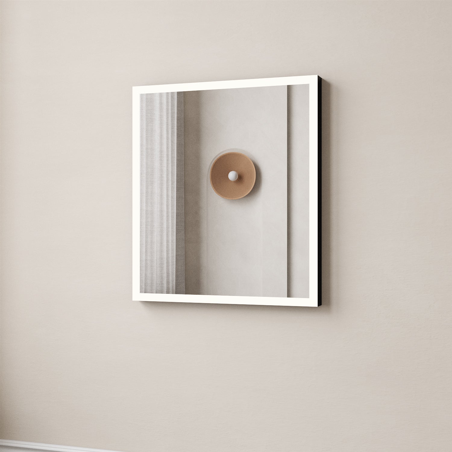 Valopeili Full Lux (musta) (60x70 cm)