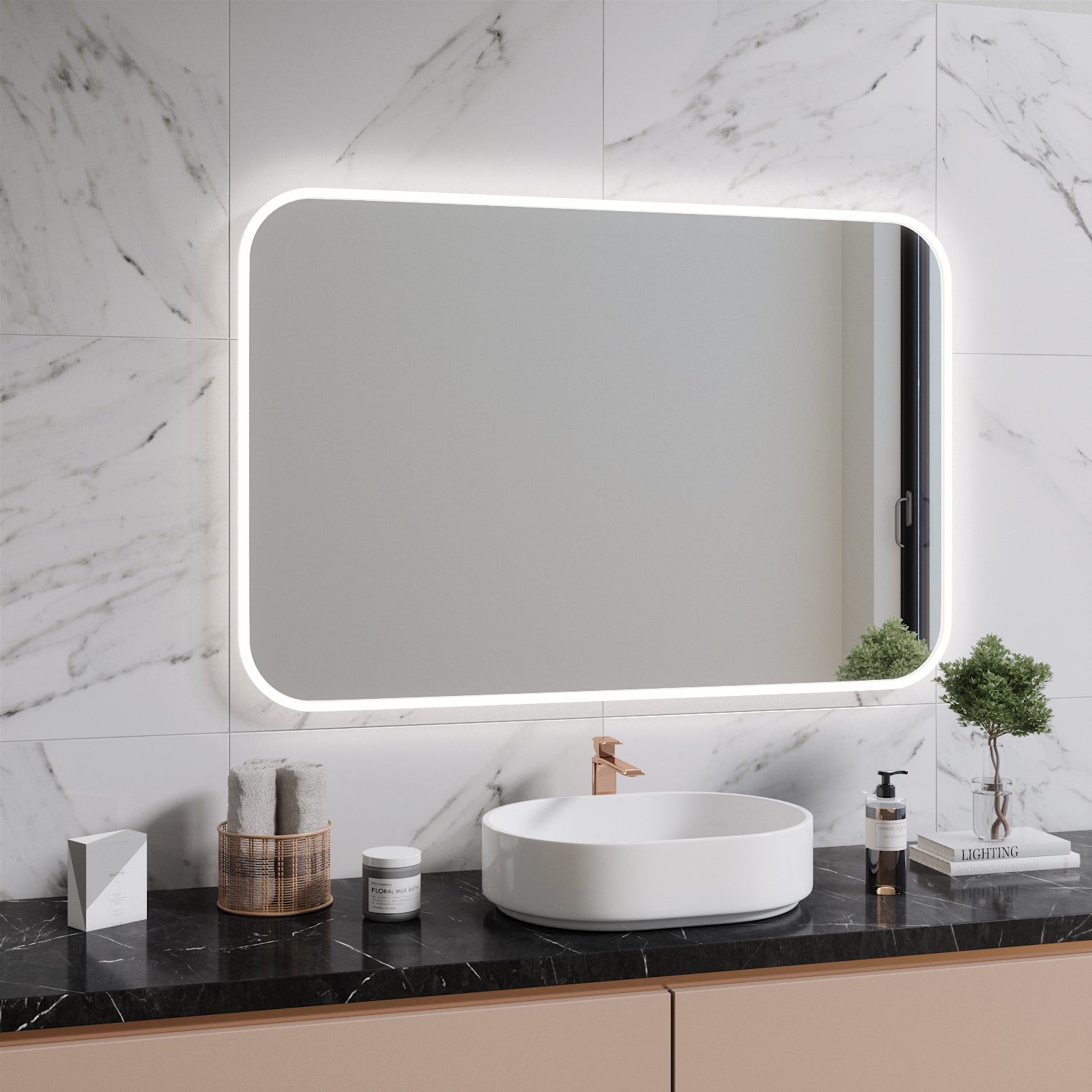 Full Lux Aava-valopeili (120x80 cm)
