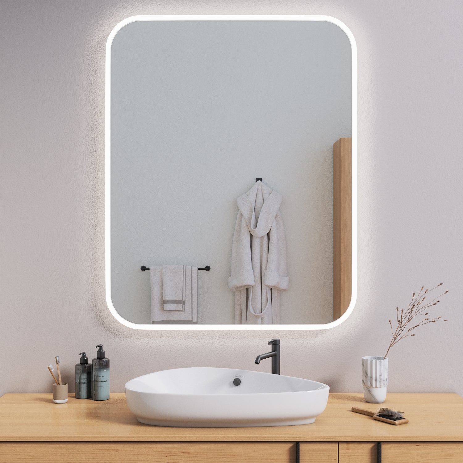 Full Lux Aava-valopeili (80x100 cm)