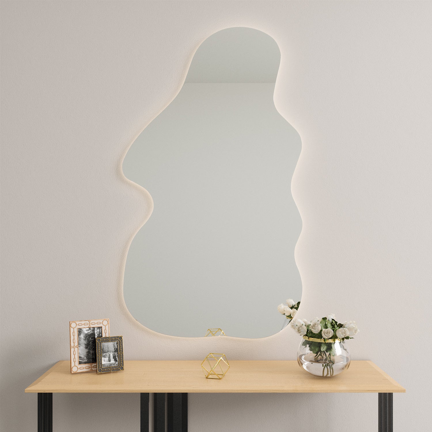 Majakka-peili taustavalaistuna (80x140 cm)
