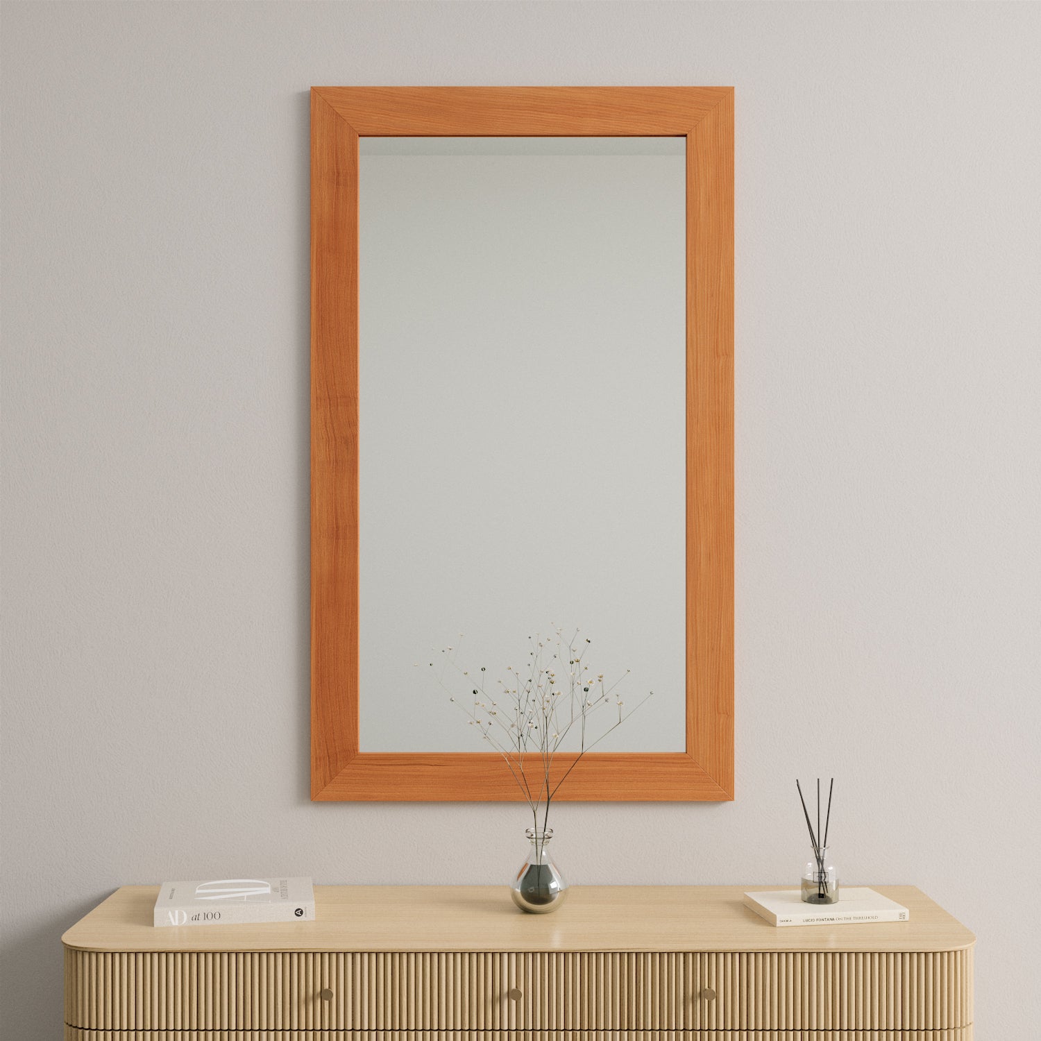 Puukehyksinen peili L (80x135 cm)