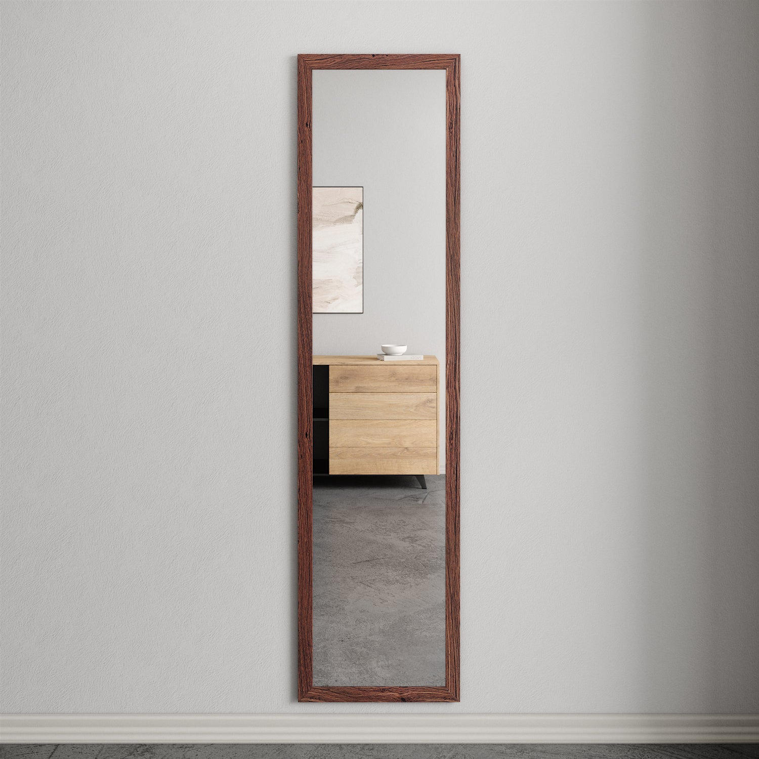 Puukehyksinen peili M (50x200 cm)