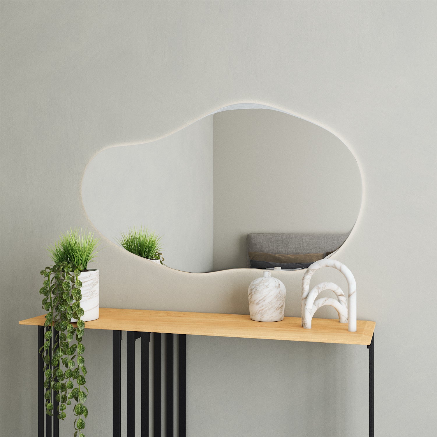 Hiekka-valopeili (75x130 cm)