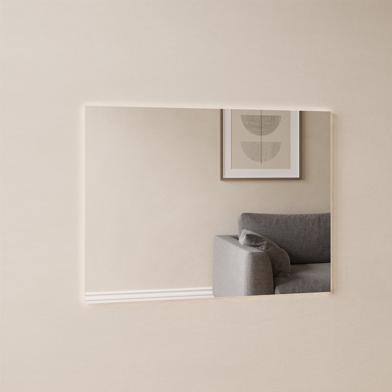 Valopeili – Neliskulmainen (80x60 cm)