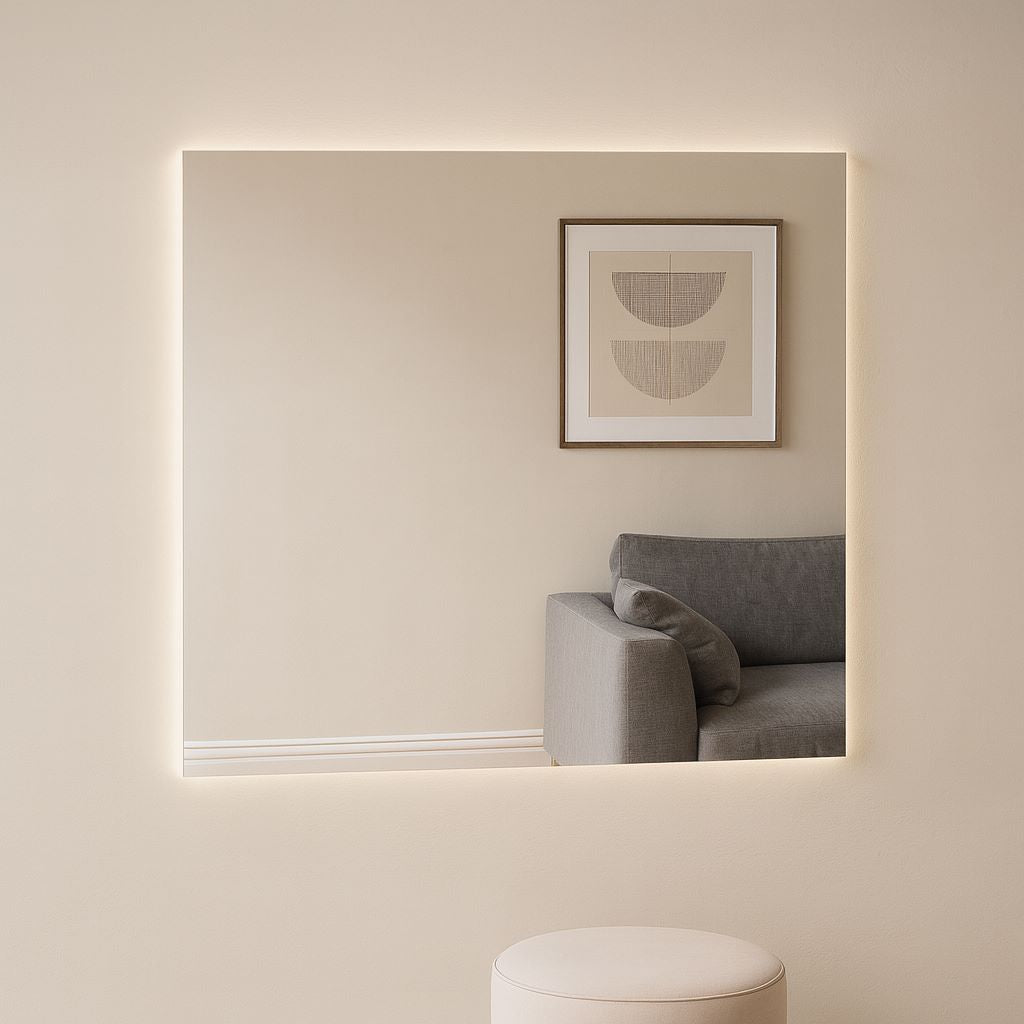 Valopeili – Neliskulmainen (120x120 cm)