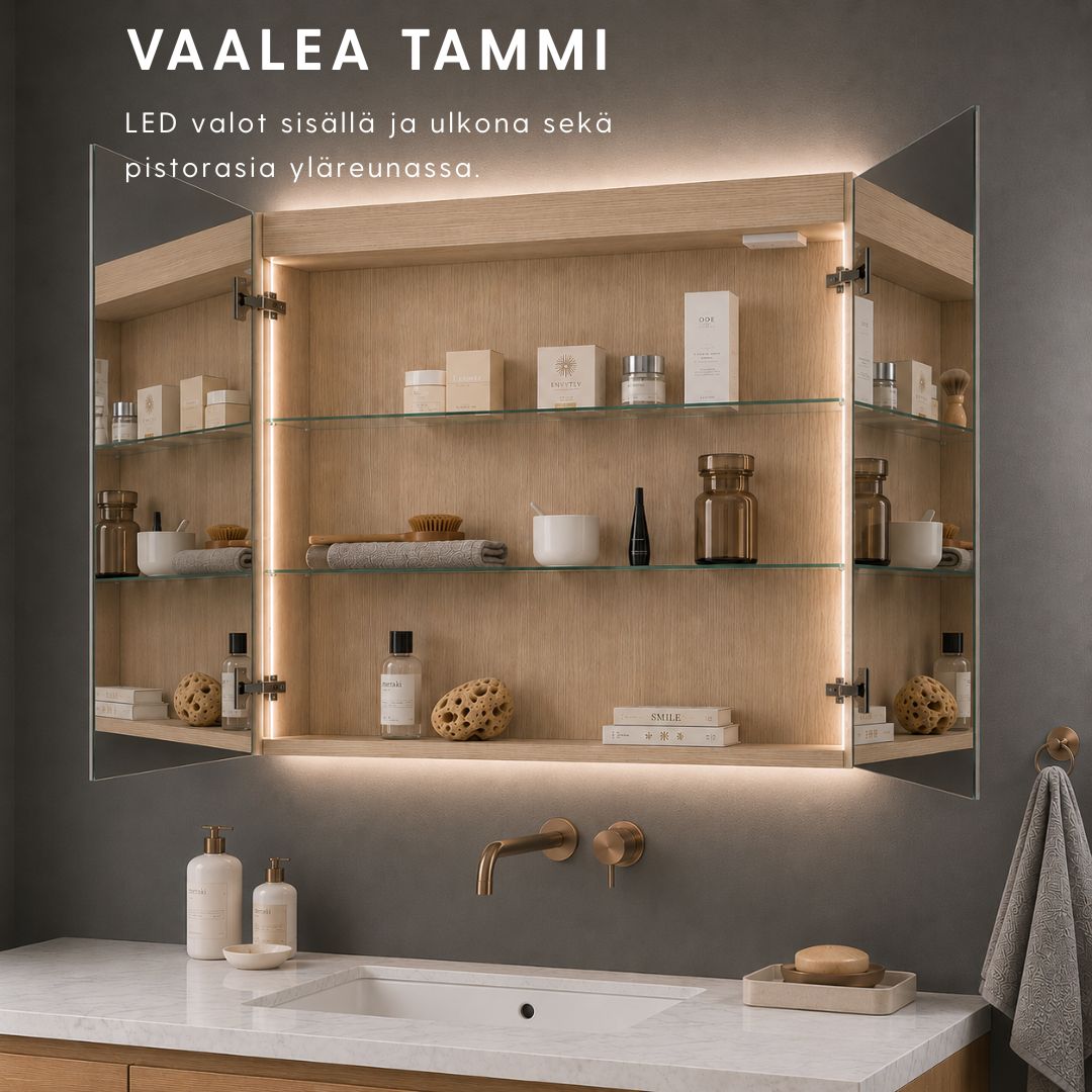 Peilikaappi Paasi mittatilauksena